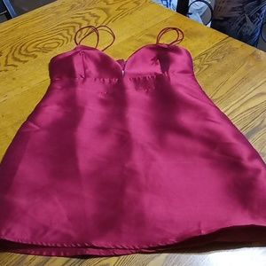 Lulu's Dress Women MEDIUM Red Burgundy New Formal Weddings Cocktail Party